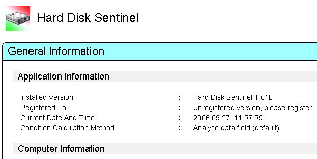 Detailed HTML report creation and sending it in e-mail.