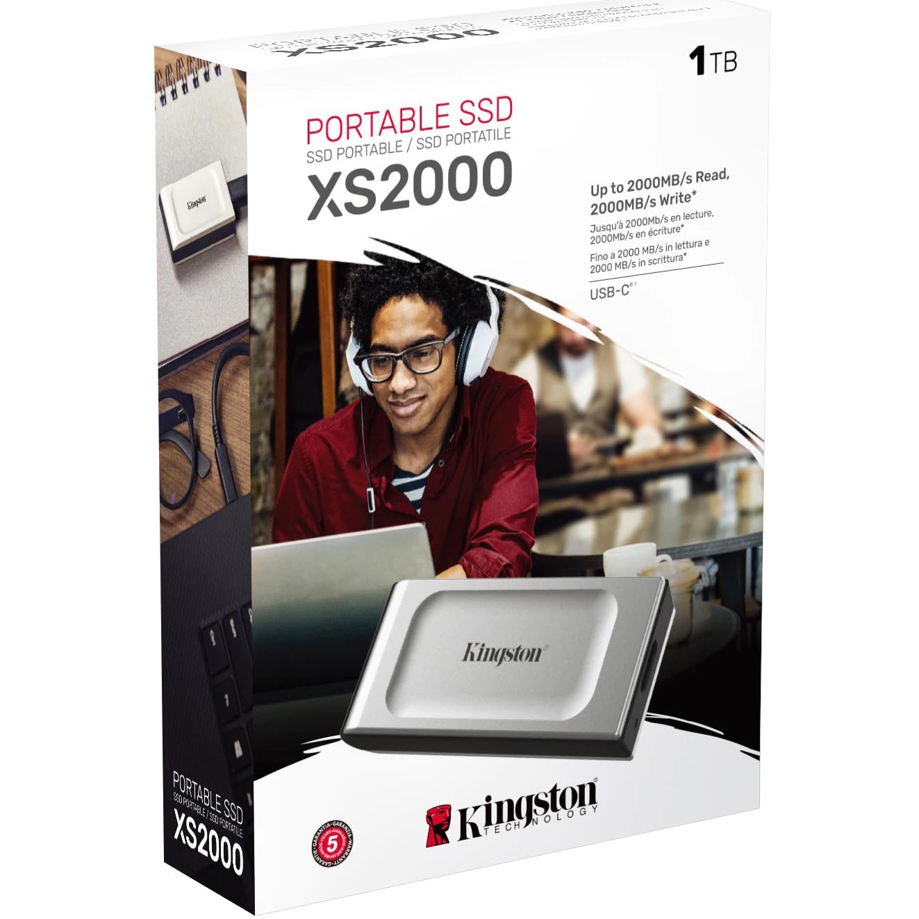 Kingston XS2000 külső SSD a Hard Disk Sentinel által támogatva