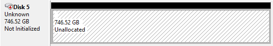 Hard Disk Drive capacity is 746 GB.